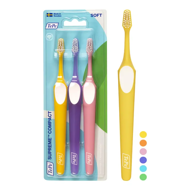 tepe-supreme-compact-zahnb-rste-soft-3er-pack-farbig-sortiert image 1