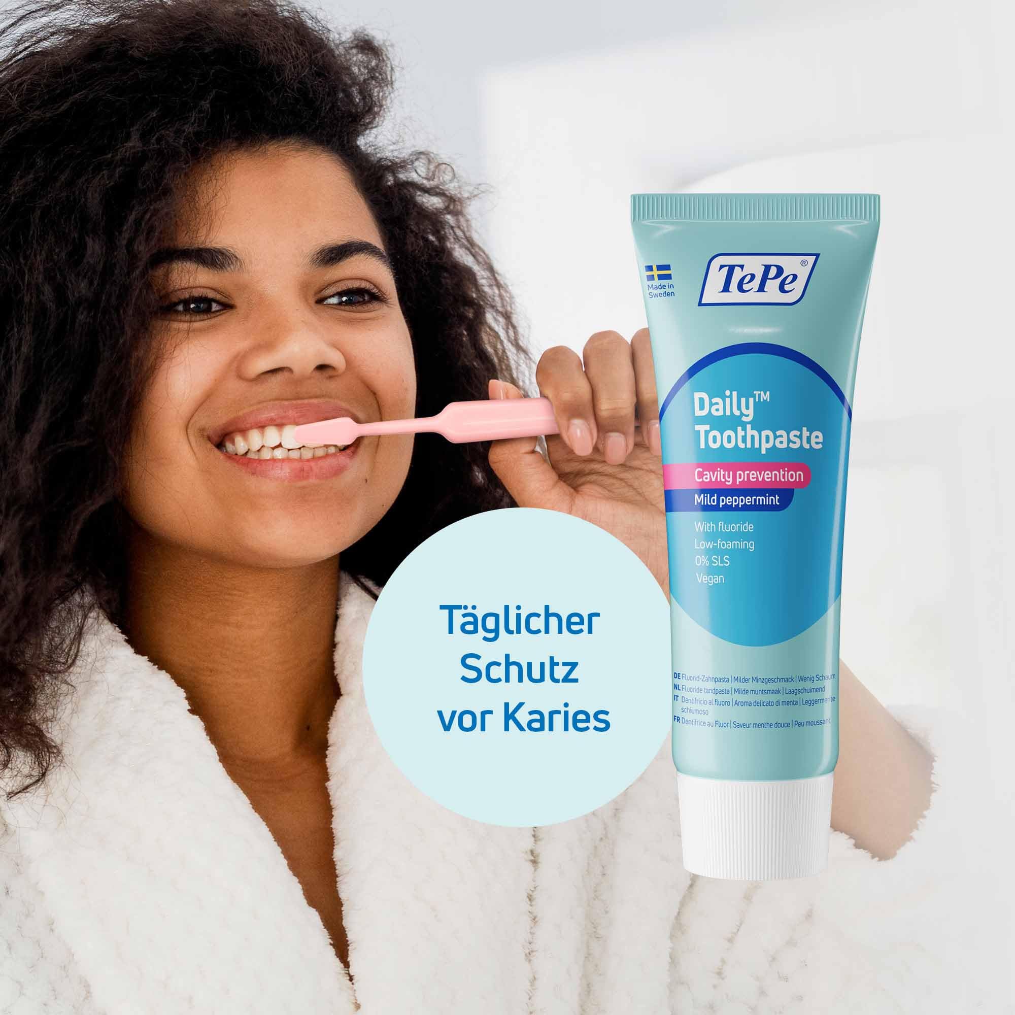 tepe-daily-zahnpasta-milder-minzgeschmack-mit-fluorid image 3