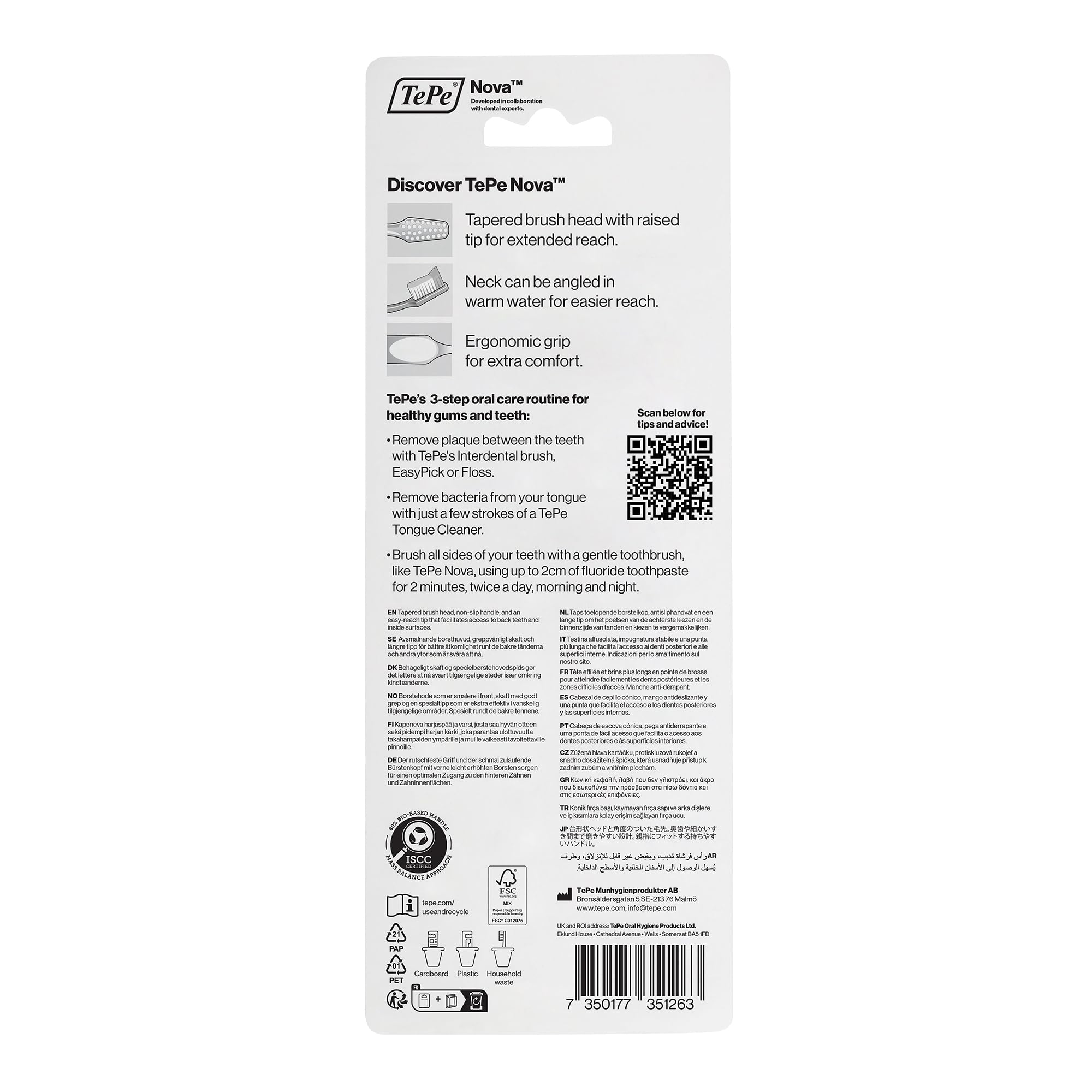tepe-nova-zahnb-rste-soft-3-st-ck-farblich-sortiert image 2