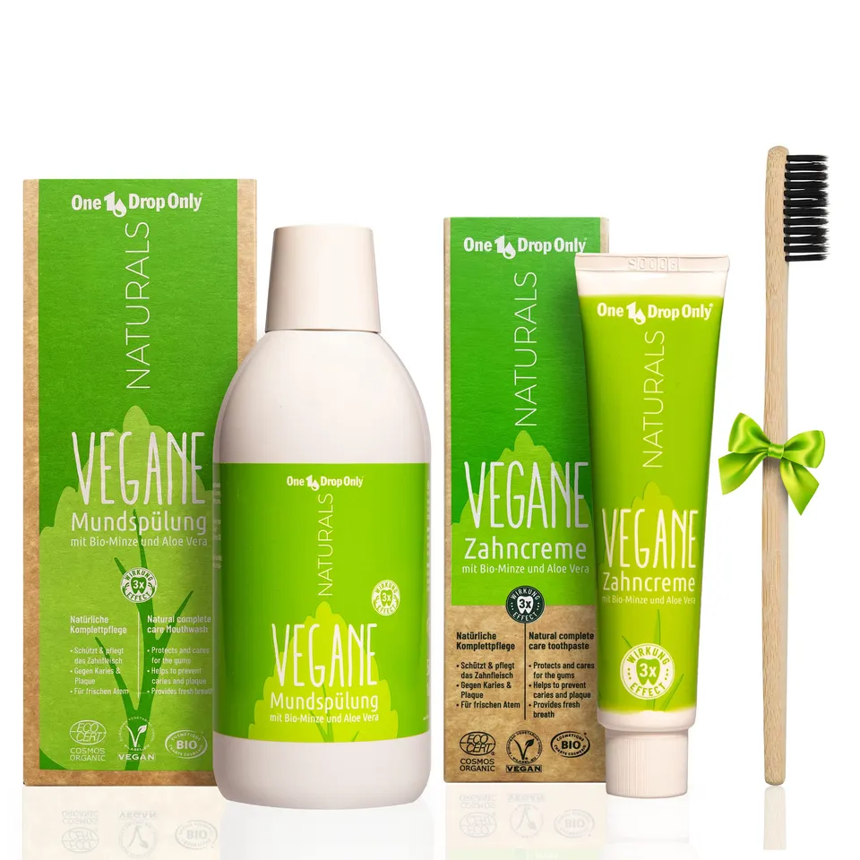 one-drop-only-naturals-set-vegane-zahncreme-75-ml-mundsp-lung-500-ml-bambus-zahn image 1