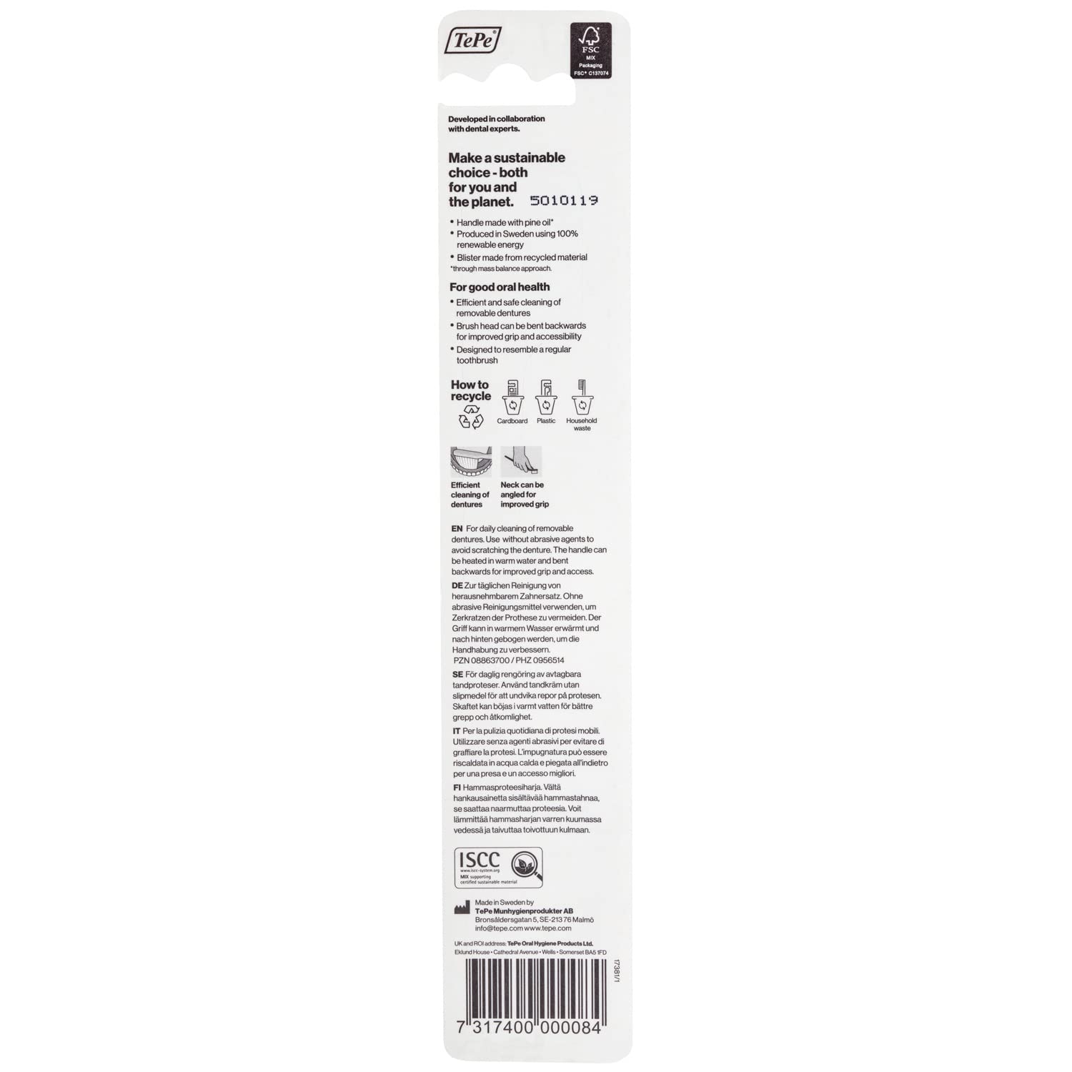 tepe-denture-care-prothesenzahnb-rste-3er-pack image 3
