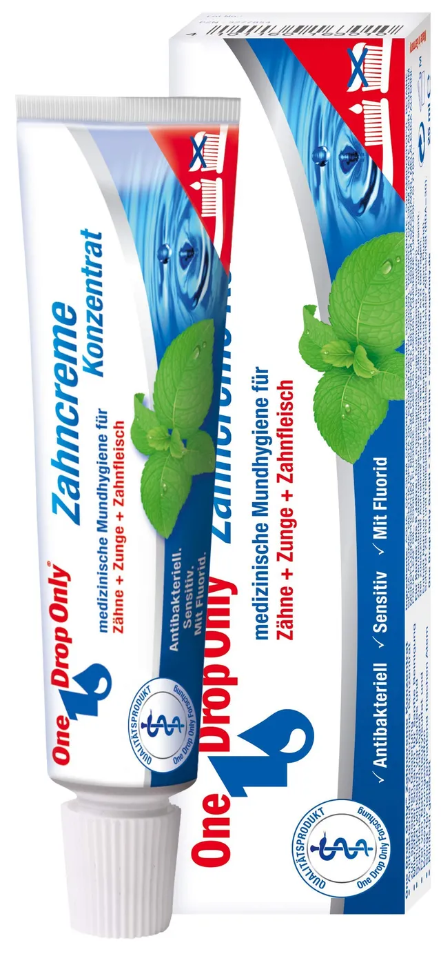 one-drop-only-zahncreme-konzentrat-25ml-medizinische-zahnpasta image 1
