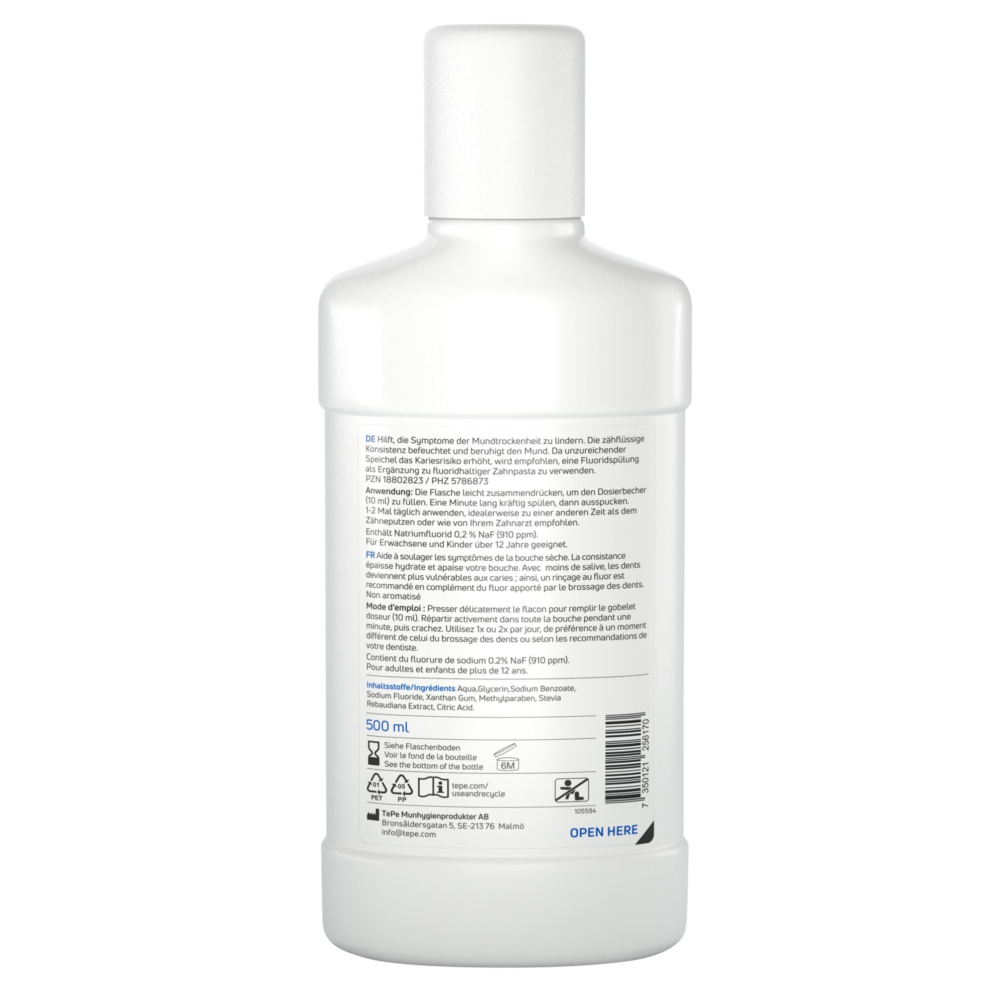 tepe-feuchtigkeitsspendende-mundsp-lung-ohne-geschmack-500-ml-mit-fluorid image 2