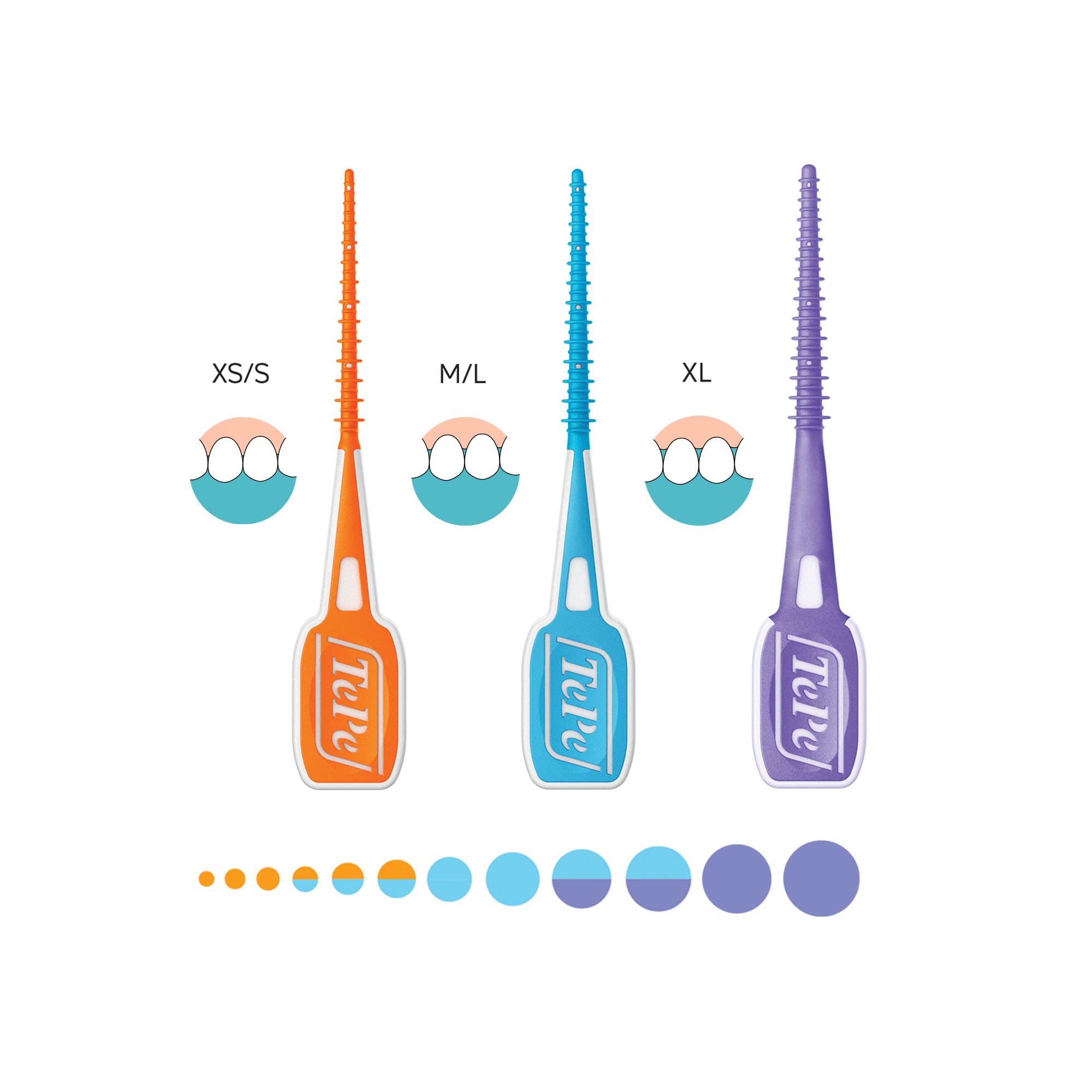 tepe-easypick-dental-picks-orange-xs-s-36-st-ck-mit-reiseetui image 4