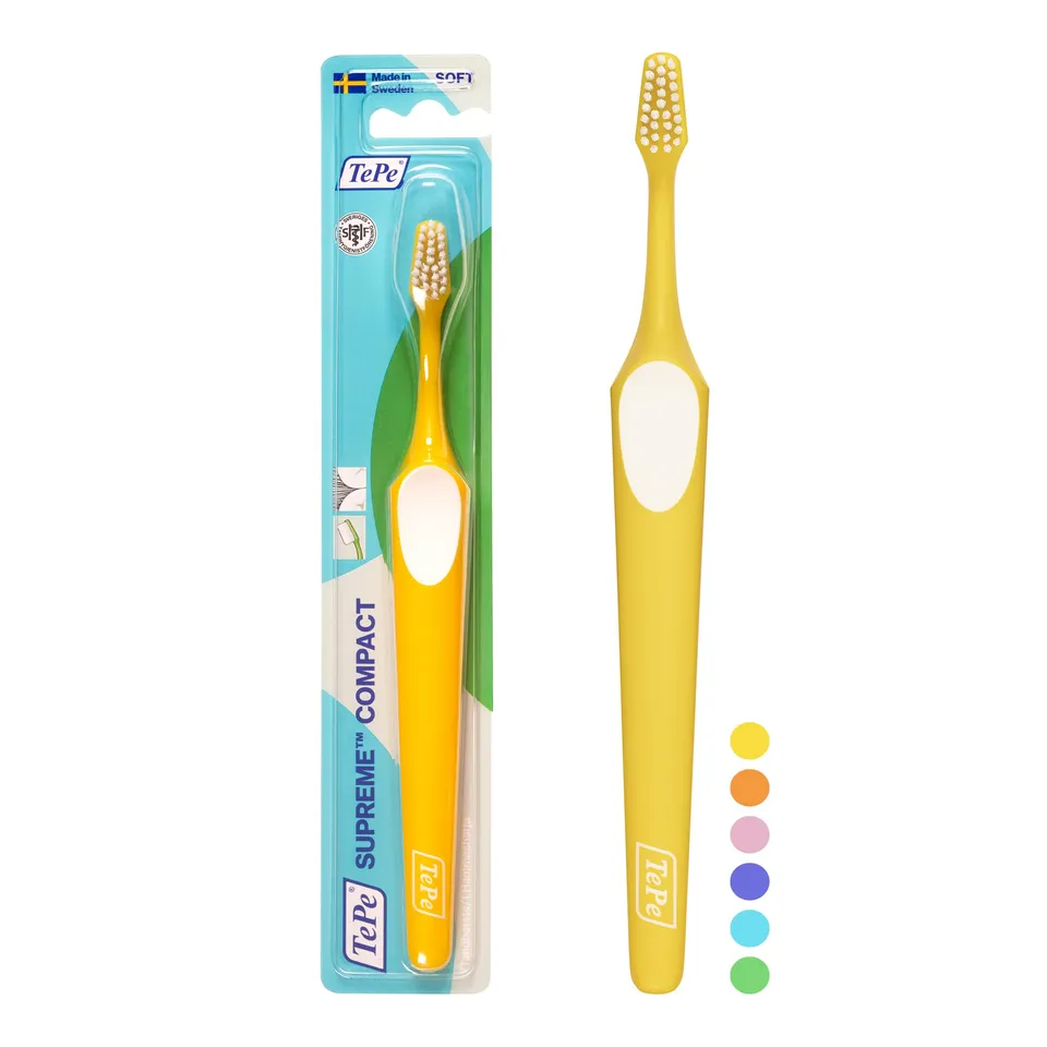 tepe-supreme-compact-soft-zahnb-rste-weiche-borsten-zweistufiges-borstenfeld-far image 1