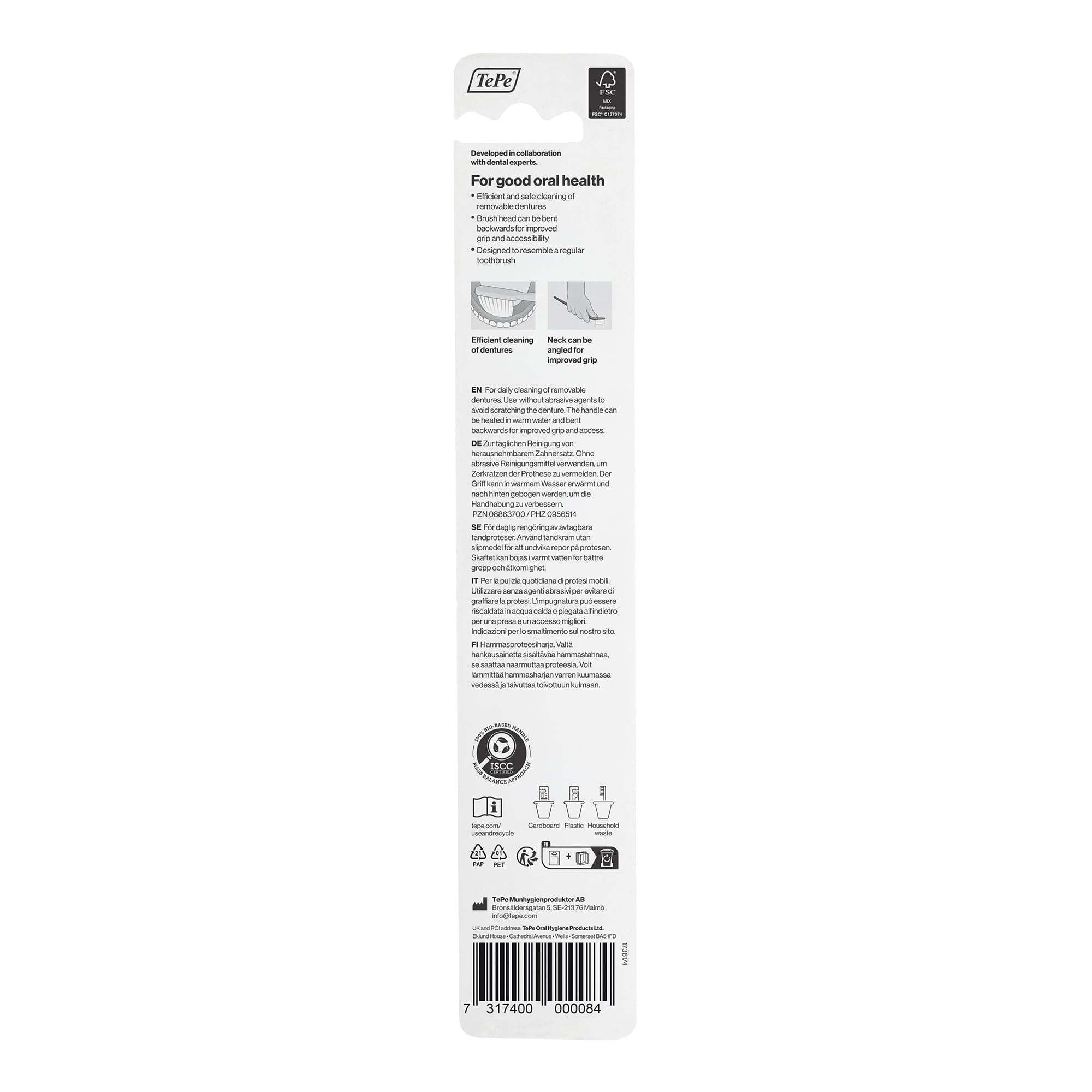 tepe-denture-care-spezialb-rste-f-r-zahnprothesen-1-st-ck image 2