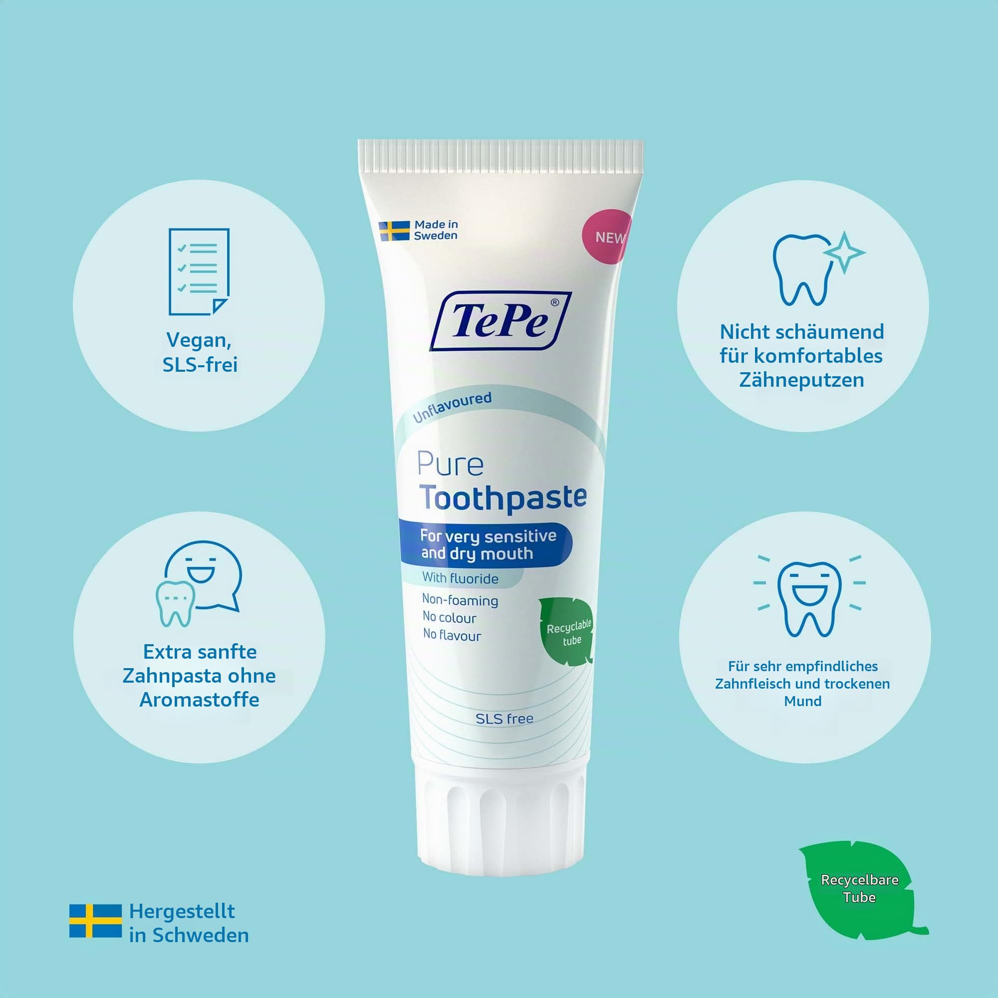 tepe-pure-zahnpasta-ohne-geschmack-3er-pack image 6