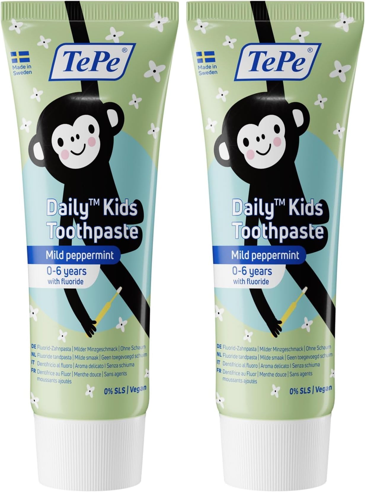 tepe-daily-kids-zahnpasta-milde-minze-0-6-jahre-3er-pack-kinderzahnpasta image 6