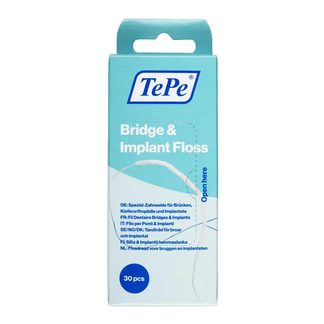tepe-bridge-implant-floss-zahnseide-30-st-ck image 1