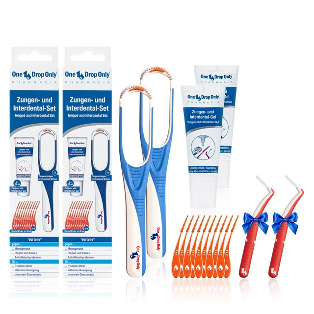 one-drop-only-zungenreinigungs-und-interdental-set-2x-gel-schaber-picks-2 image 1