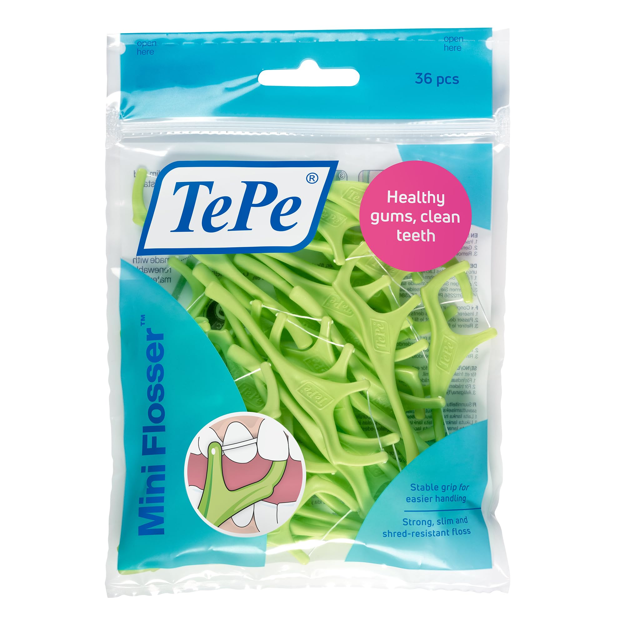 tepe-mini-flosser-zahnseidenhalter-36-st-ck image 1