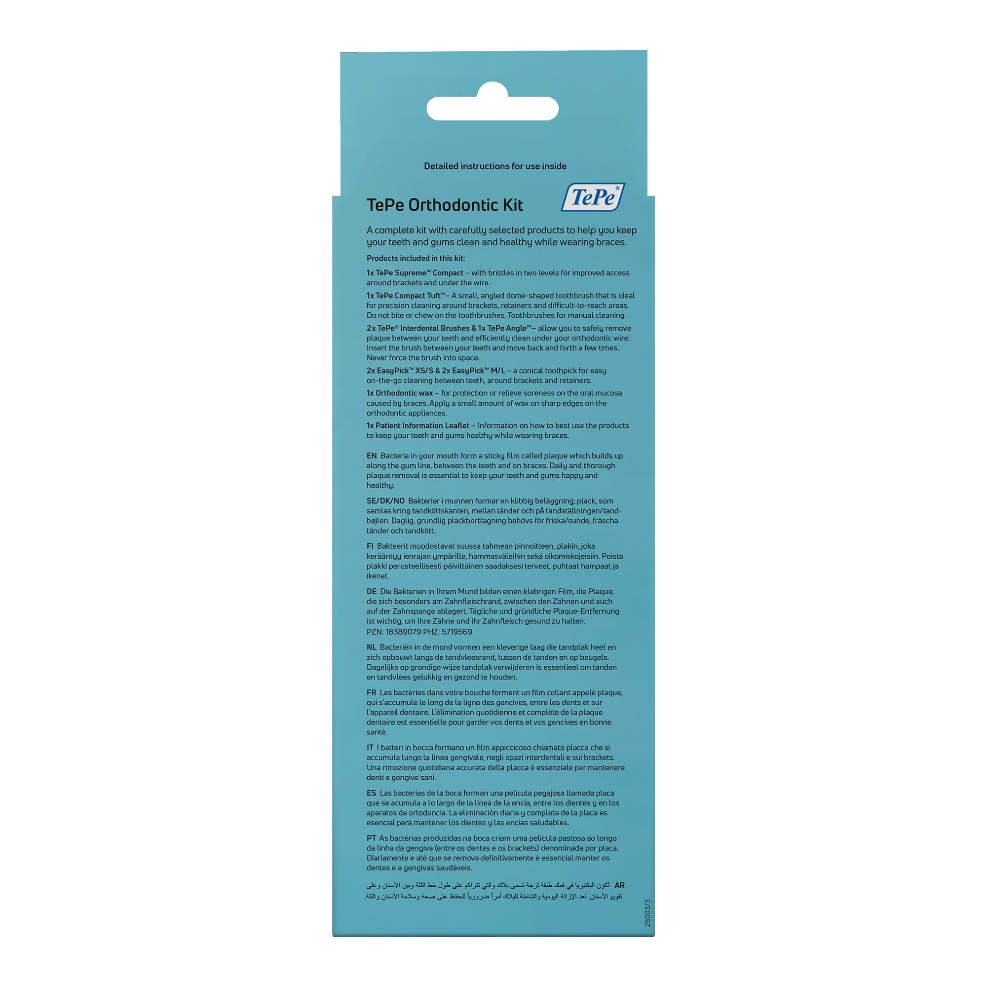 tepe-orthodontic-kit-zahnspangen-pflegeset-10-teilig image 2
