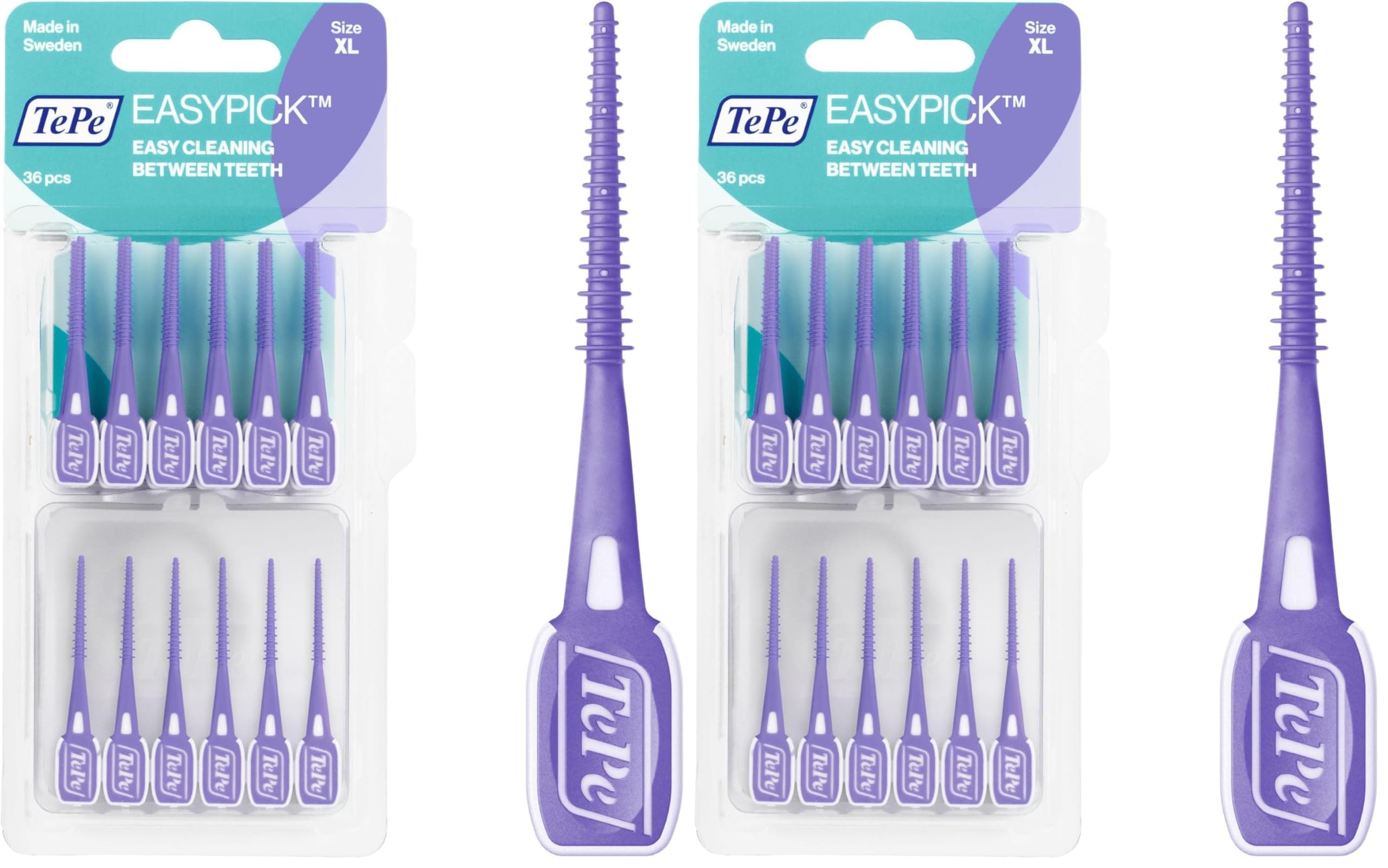 tepe-easypick-dental-picks-orange-xs-s-36-st-ck-mit-reiseetui image 8