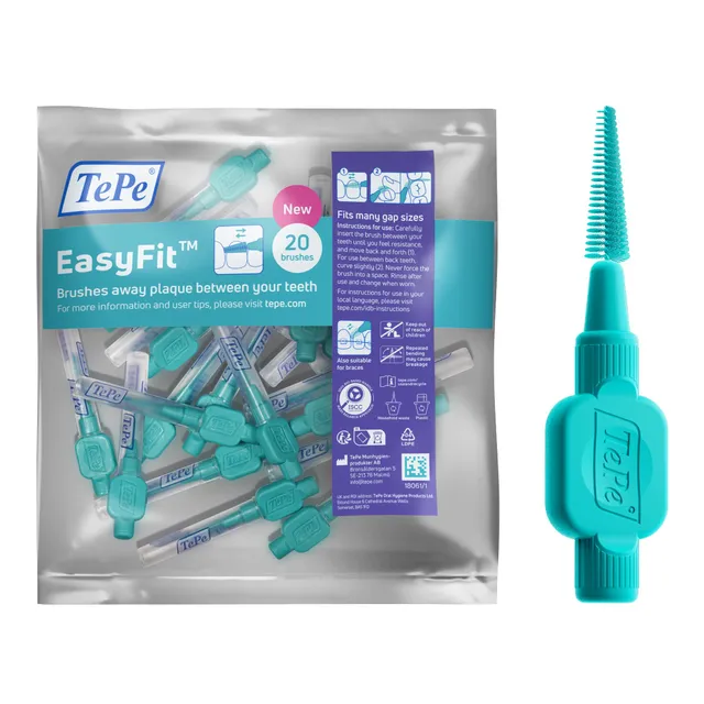 tepe-easyfit-t-rkis-s-m-interdentalb-rste-konisch-20-st-ck image 1