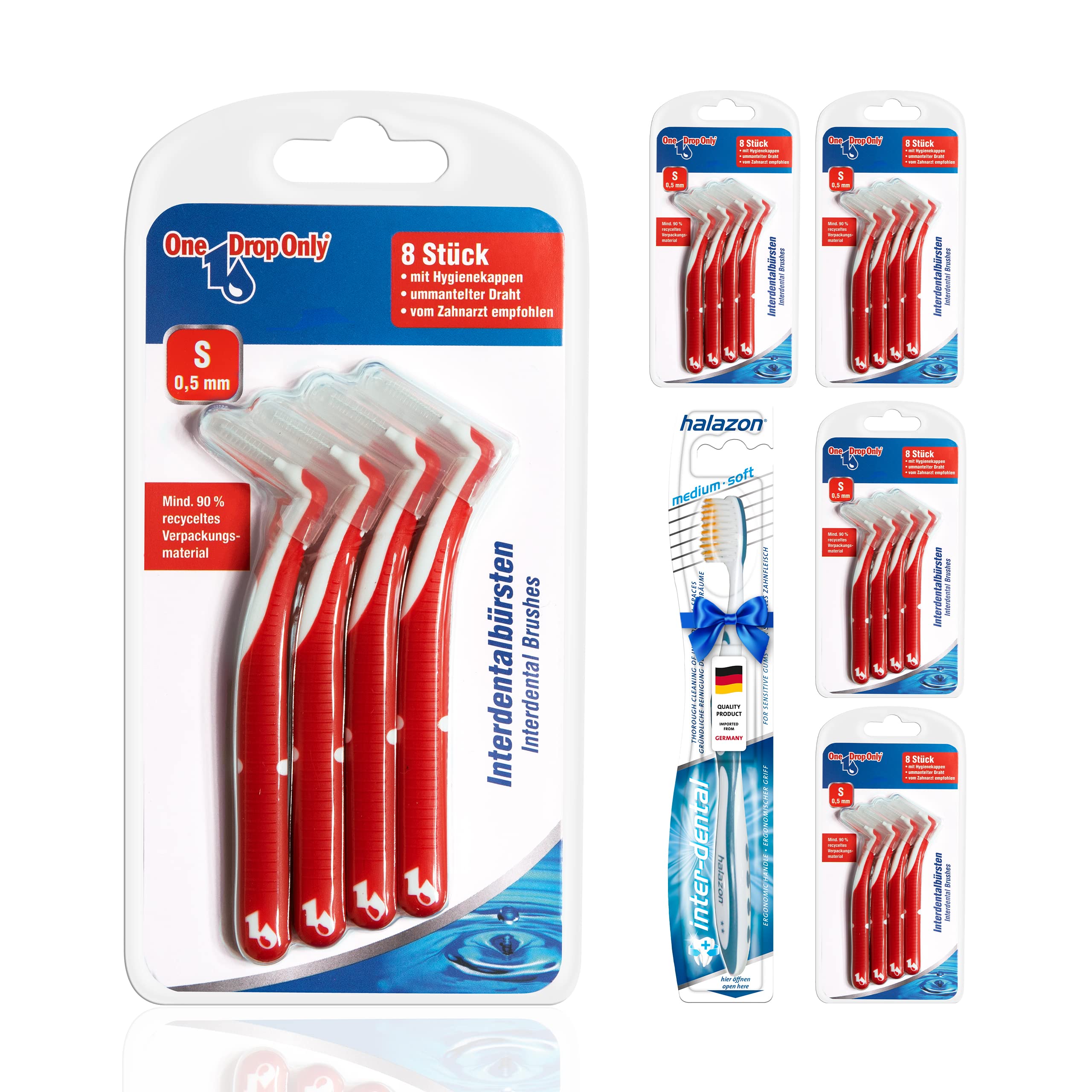one-drop-only-interdentalb-rsten-0-6-mm-m-5x-8er-blister-zahnb-rste-gratis image 8