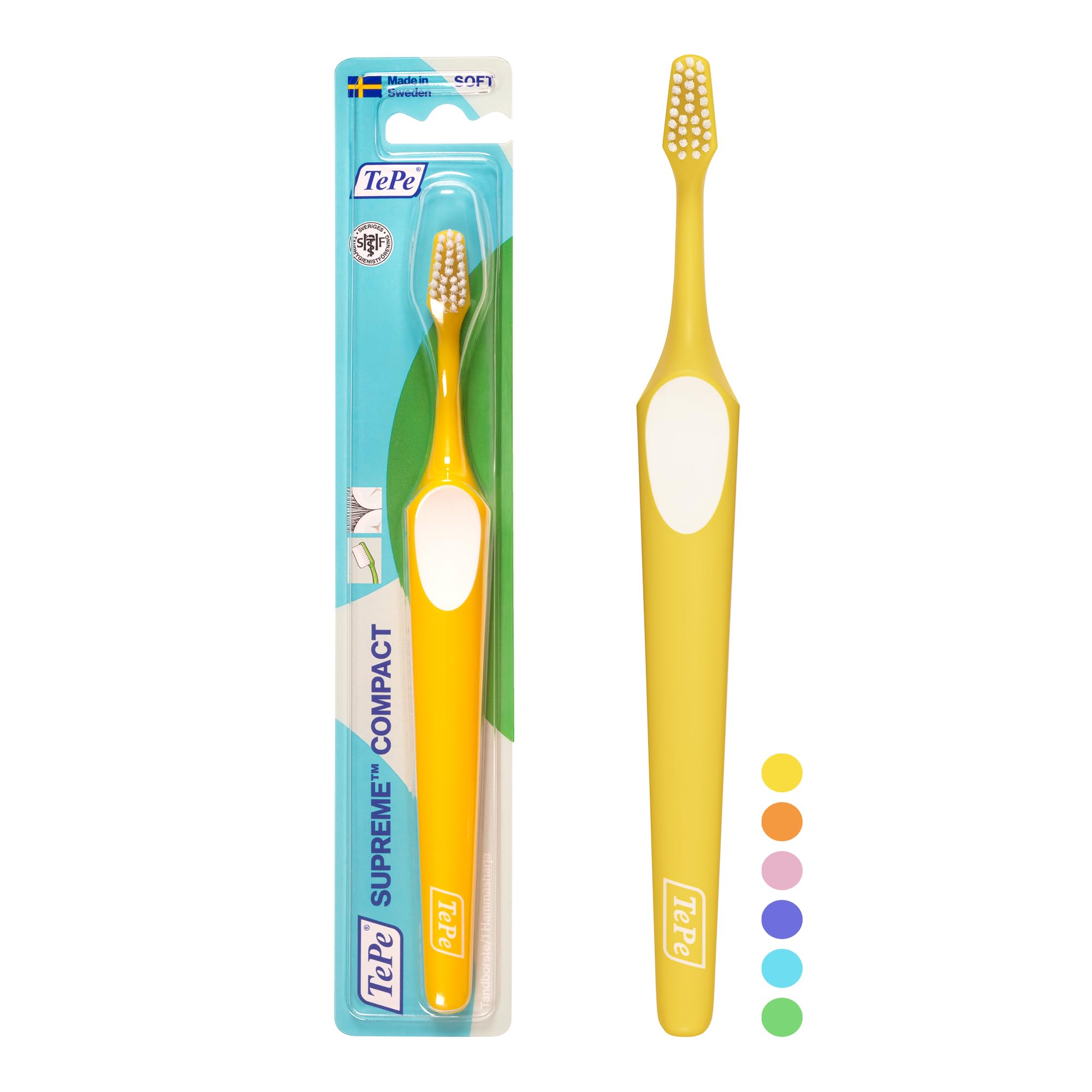 tepe-supreme-compact-soft-zahnb-rste-weiche-borsten-zweistufiges-borstenfeld-far image 1