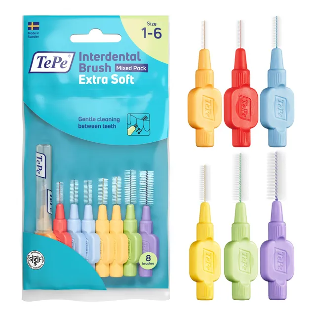 tepe-interdentalb-rste-extra-soft-mixed-pack-iso-1-6-0-45-1-1-mm-8-st-ck image 1
