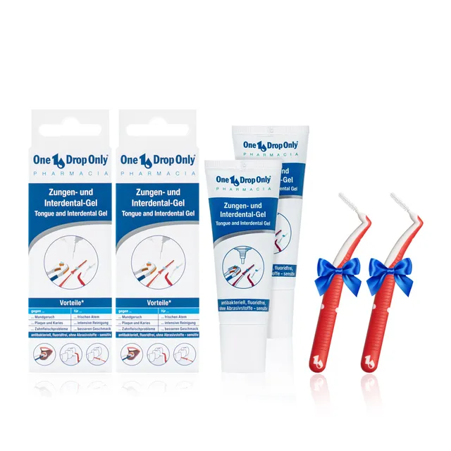 one-drop-only-zungen-und-interdental-gel-2x-25-ml-2-interdentalb-rsten-s image 1
