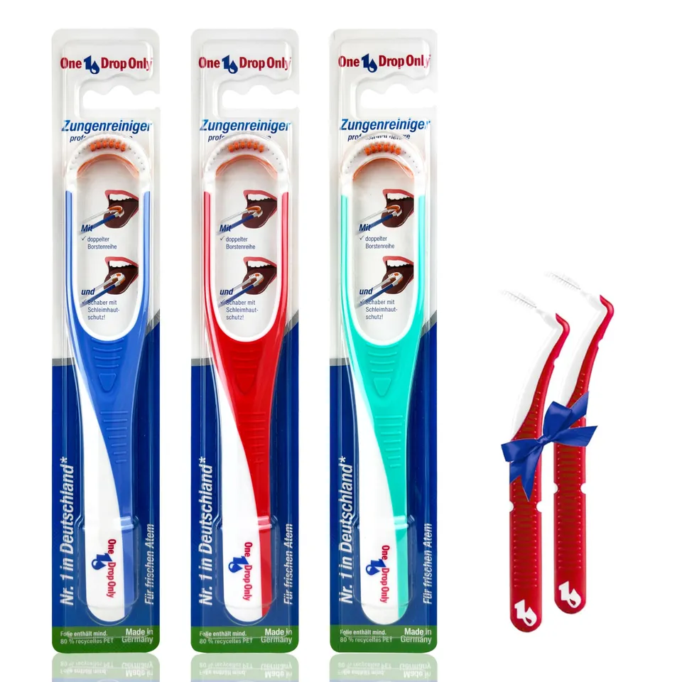 one-drop-only-zungenreiniger-3er-pack-2-interdentalb-rsten-gratis-zungenreiniger image 1